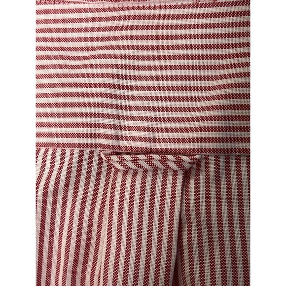 70’s 80’s  Levi’s Button Down Long Sleeved Shirt Sz XL Red Stripes Embr.  Logo - Picture 7 of 7